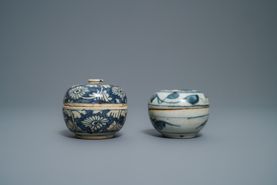 A collection of Chinese blue and white Swatow wares, Ming