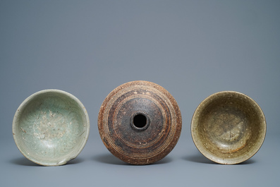 A varied collection of Thai Sawankhalok ceramics, 15th C. and later