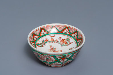 A rare Chinese Swatow double-walled warming bowl, 'zhuge', Ming