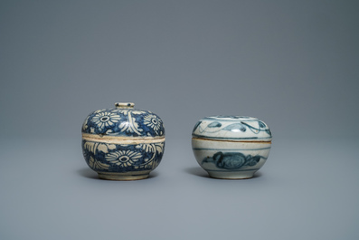 A collection of Chinese blue and white Swatow wares, Ming