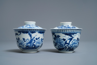 Une collection vari&eacute;e en porcelaine de Chine 'Bleu de Hue' pour le Vietnam, 19&egrave;me
