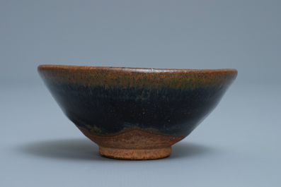 A Chinese Jian 'hare's fur' tea bowl, Song