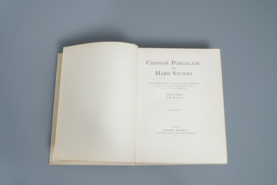 'Chinese porcelain and hardstones', E. Gorer &amp; J.F. Blacker, 1911
