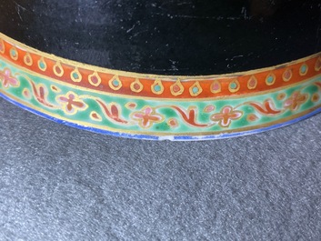 A Chinese Thai market Bencharong bowl, 19th C.