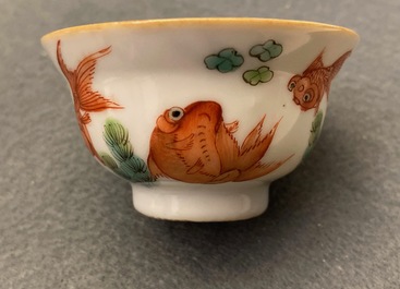Eight Chinese wine cups, 19/20th C.