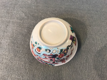 A Chinese famille rose 18-piece tea service, Yongzheng
