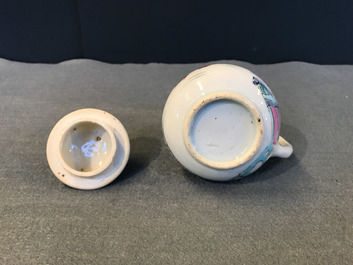 A Chinese famille rose 18-piece tea service, Yongzheng