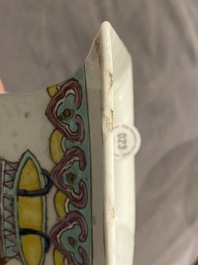 Vier Chinese famille rose vazen, 19e eeuw