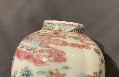 A Chinese famille rose 18-piece tea service, Yongzheng
