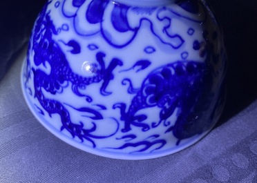 Une collection vari&eacute;e en porcelaine de Chine 'Bleu de Hue' pour le Vietnam, 19&egrave;me