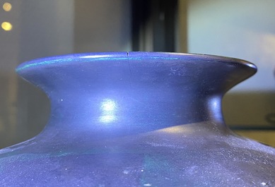 Une paire de grands vases en laque de Chine de type Shen Shao&rsquo;an, Fujian, 20&egrave;me