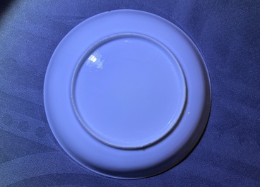 Eight Chinese famille rose cups and saucers, Yongzheng/Qianlong