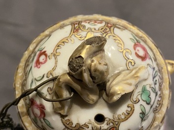 A Chinese famille rose and gilt part tea service, Qianlong