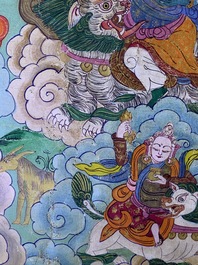 A 'Mahakala' thangka, Tibet, 19th C.