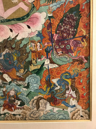 A 'Mahakala' thangka, Tibet, 19th C.