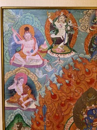 A 'Mahakala' thangka, Tibet, 19th C.