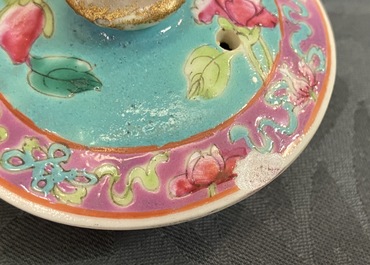A Chinese famille rose jug and cover for the Straits or Peranakan market, 19th C.