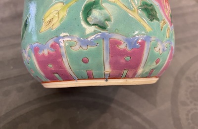 A Chinese famille rose jug and cover for the Straits or Peranakan market, 19th C.