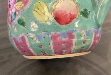 A Chinese famille rose jug and cover for the Straits or Peranakan market, 19th C.