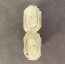 Six Chinese reverse-painted glass snuff bottles, 19/20th C.