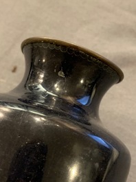 A large collection of Japanese cloisonn&eacute; and studio pottery, Meiji/Showa, 19/20th C.