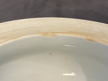 Een paar Chinese wucai dekselvazen, Wanli merk, 19e eeuw