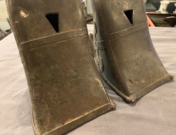 Five pairs of Chinese and Japanese stirrups, 18/19th C.