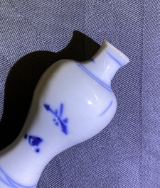 Twenty Chinese blue and white miniature vases, Kangxi