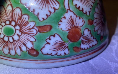 A rare Chinese Swatow double-walled warming bowl, 'zhuge', Ming