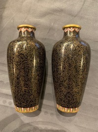 A large collection of Japanese cloisonn&eacute; and studio pottery, Meiji/Showa, 19/20th C.