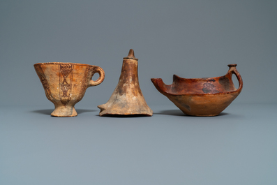 Une collection vari&eacute;e en terre cuite et polychromie, Am&eacute;rique du Sud