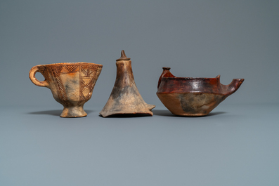 Une collection vari&eacute;e en terre cuite et polychromie, Am&eacute;rique du Sud