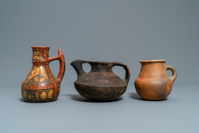 Une collection vari&eacute;e en terre cuite et polychromie, Am&eacute;rique du Sud