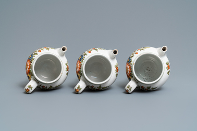 Twelve polychrome Italian pharmacy jars, Antonibon, Nove di Bassano, second half 18th C.