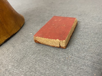 Une figure de Bouddha en bois laqu&eacute; et dor&eacute;, Chine, 18/19&egrave;me