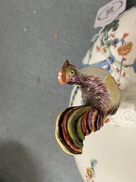 A Meissen porcelain Kakiemon-style bowl and cover, Germany, 18th C.