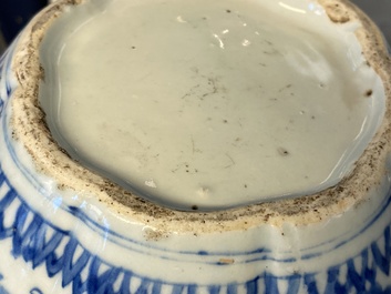 A Chinese blue and white 'squirrel and grapevine' vase, Wanli/Jiajing
