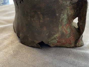 Une figure de Bouddha en bronze, Chine, 18&egrave;me