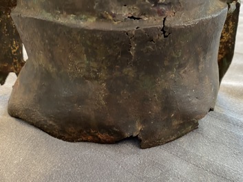 Une figure de Bouddha en bronze, Chine, 18&egrave;me