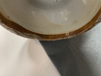 Four Chinese monochrome flamb&eacute; and sang-de-boeuf vases, 19/20th C.