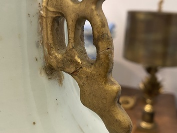 Four Chinese famille rose vases, 19/20th C.