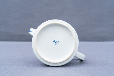 A Chinese blue and white 'Long Eliza' teapot, Yu mark, Kangxi