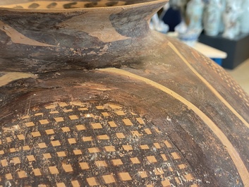 Un vase en poterie, Chine, p&eacute;riode Banshan, culture Majiayao, 2600 &agrave; 2300 av. J.-C.