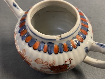 Four Chinese Imari-style teapots and covers, Kangxi