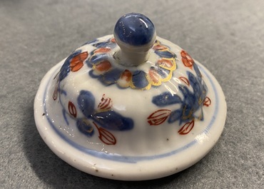 Four Chinese Imari-style teapots and covers, Kangxi