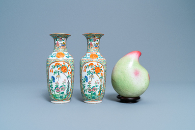 Une collection vari&eacute;e en porcelaine de Chine famille rose et monochrome, 19/20&egrave;me