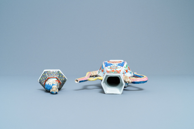 Une verseuse couverte en porcelaine de Chine, Qianlong