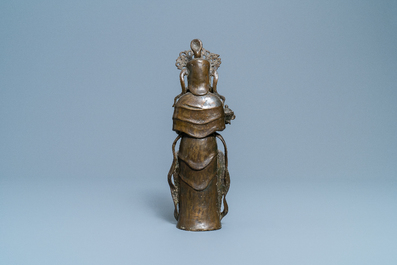 Une figure d'Avalokitesvara en bronze, Japon, Edo/Meiji, 19&egrave;me