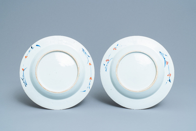 Four Chinese doucai dishes, Kangxi