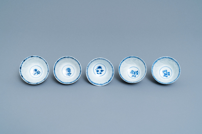 A group of Chinese blue and white wares, Kangxi